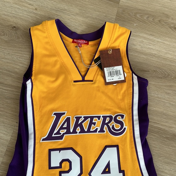 Mitchell NessLos Angeles Lakers Jersey Dress women size xs small medium L - Picture 6 of 8